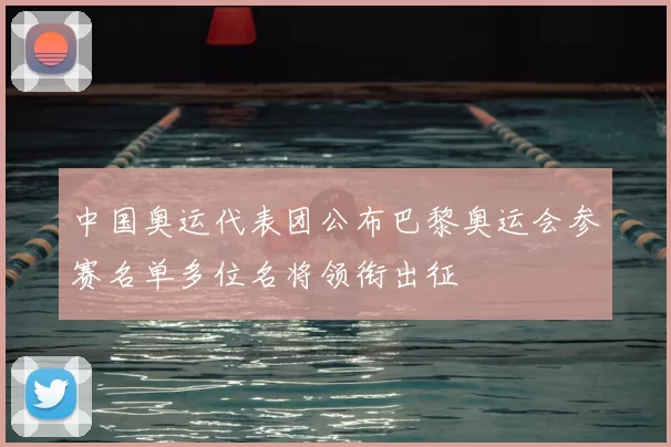 中国奥运代表团公布巴黎奥运会参赛名单多位名将领衔出征
