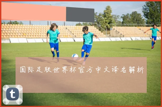 国际足联世界杯官方中文译名解析